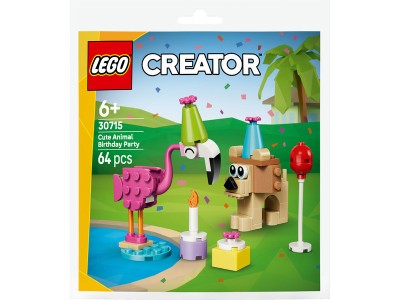 30715 Creator Niedliche Tiere Feiern Geburtstag