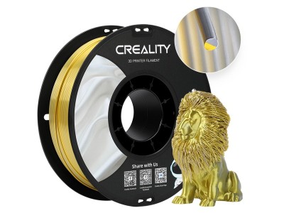 CR-Silk PLA Filament Gold/Silber, 3D-Filament