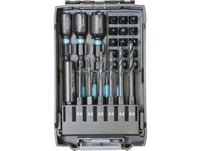 Bohrer- & Bit-Satz Impact Black E-22866