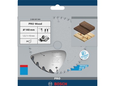 PRO Wood cordless Kreissägeblatt, Ø 140mm
