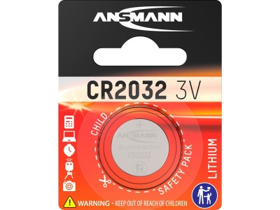 Lithium Knopfzelle CR-2032, Batterie