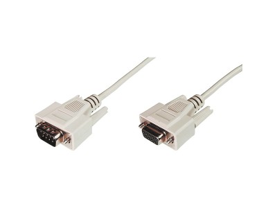 Serielles Datatransfer Verlängerungskabel, D-Sub9 (Stecker) >