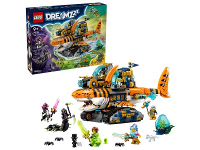 71515 DREAMZzz Tigerhai-Fahrzeug, Konstruktionsspielzeug