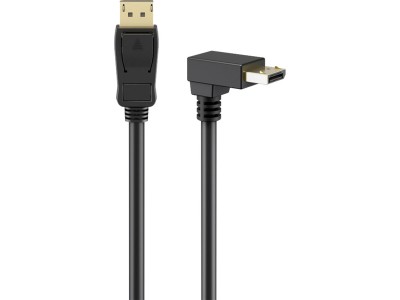 Kabel DisplayPort Stecker 90° > DisplayPort