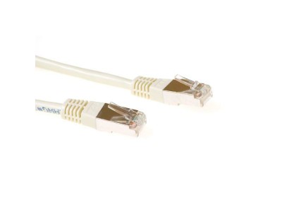 ACT IB7202 Netzwerkkabel Elfenbein 2 m