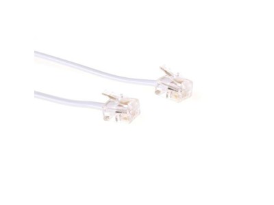 ACT Modular telephone cable RJ-11/RJ-11 1m