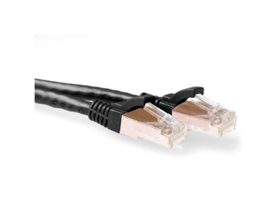 ACT Black 1 meter SFTP CAT6A