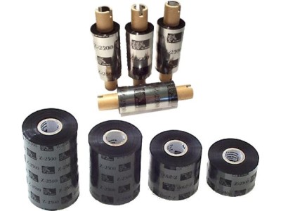 Thermotransferbänder, Zebra, 3200, Wachs/Harz, 64mm, 74m