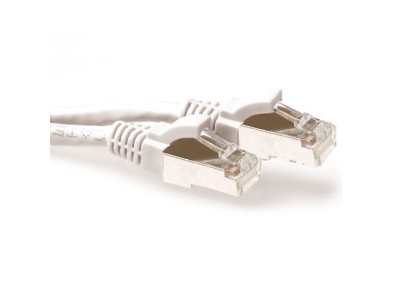 ACT White 1 meter LSZH SFTP