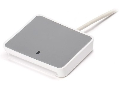 Identiv uTrust 2700R, USB, weiß Chipkartenleser