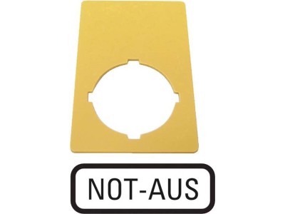 Not-Aus-Schild M22-XZK-D99 (216471)