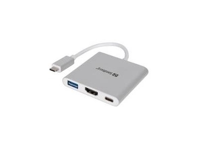 Sandberg USB-C Mini Dock HDMI+USB -