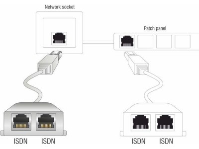 DeLOCK RJ45 Port Doubler - Netzwerk-Splitter