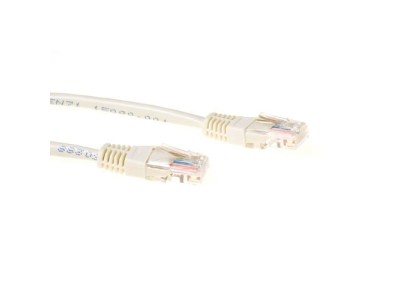 ACT Ivory 20 meter U/UTP CAT5E