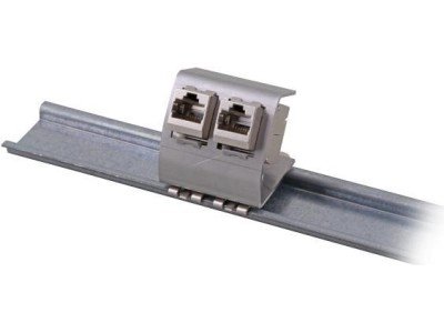 EFB-Elektronik Keystone Modulhalter für Hutschiene, Edelstahl