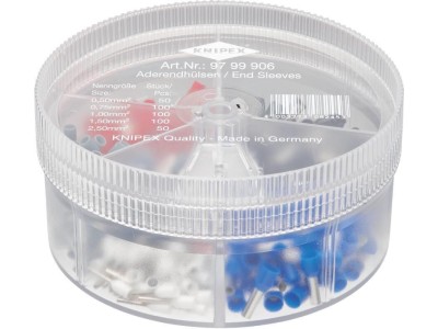 Knipex 97 99 906 Aderendhülsen-Sortiment Vollisoliert
