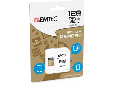 EMTEC Gold+ - Flash-Speicherkarte (SD-Adapter inbegriffen)