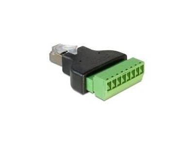 DeLOCK Adapter RJ45 Stecker > Terminalblock
