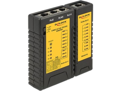 Delock Kabeltester RJ45 / RJ12 /