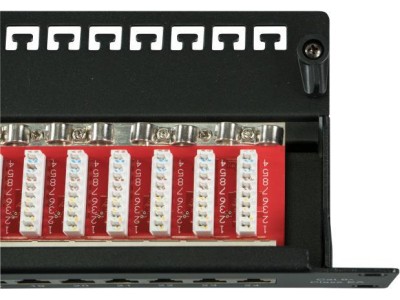 Patchpanel STP 24xRJ45 Cat.6A, 19-