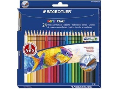 STAEDTLER Aquarellstift Noris Club aquarell, 24er