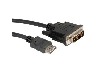 ROLINE Kabel DVI (18+1) ST -