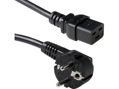 ACT Powercord mains connector CEE7/7 male