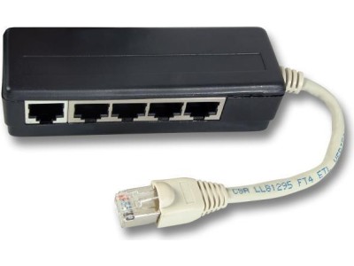 EFB-Elektronik ISDN 5-fach Adapter, RJ45 Stecker