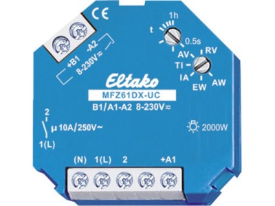 ELTAKO Multifunktionszeitrelais MFZ61DX-UC Doseneinbau 8-230VUC 0