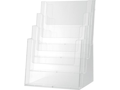 Helit Tisch-Prospekthalter, DIN A4 hoch, 4