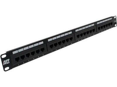 ACT Patchpanel 24-ports unshielded CAT5E PATCHPANEL