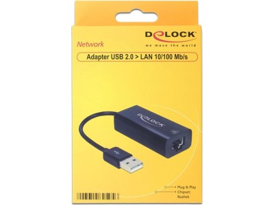 DeLock Adapter USB2.0 > LAN
