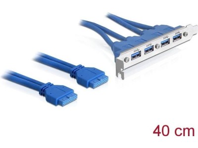 DeLOCK Slotblech USB3.0 Pin Header