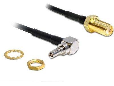 DeLOCK Adapter CRC-9 Plug 90° >
