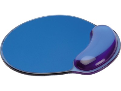 Mausmatte mit Handgelenkauflage, blau (18.01