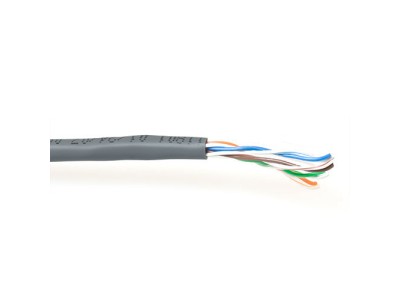 ACT CAT5E U/UTP PVC solid grey