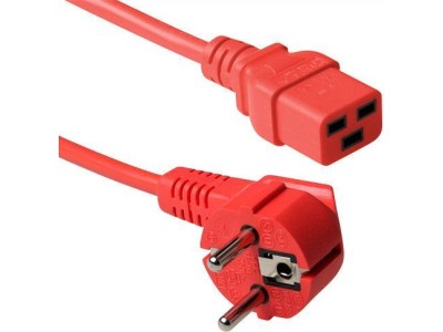 ACT Powercord mains connector CEE7/7 male