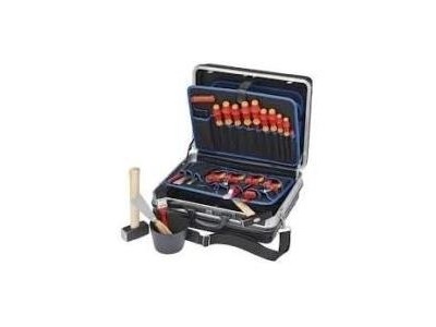 Knipex Werkzeugkoffer Basic, Montagekoffer bestückt mit
