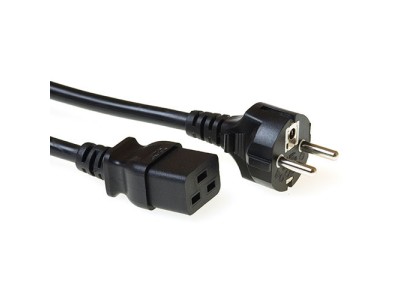 ACT Powercord mains connector CEE7/7 male