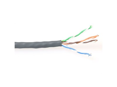 ACT CAT5E U/UTP PVC solid grey