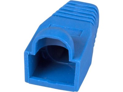 EFB-Elektronik Knickschutztülle RJ45 blau, mit Rastnasenschutz