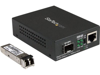 StarTech.com Gigabit Ethernet Glasfaser Medienkonverter