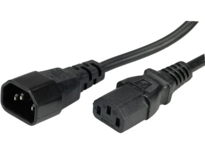 BACHMANN Kaltgerte-Kabel 2,5m schwarz IEC320