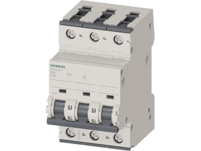 Siemens Leitungsschutzschalter 20 A 3-polig C