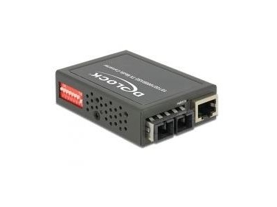 Delock Medienkonverter 1000Base-LX SC SM 1310