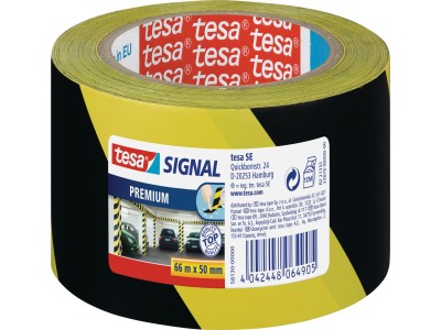 Tesa Signal Markierungs- und Warnklebeband Premium