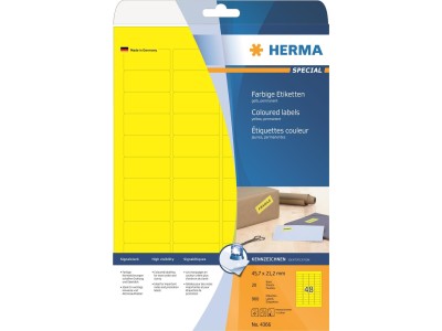 HERMA Special - Permanent self-adhesive matte