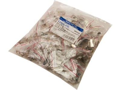 LogiLink RJ45 Stecker für Rundkabel, Kat