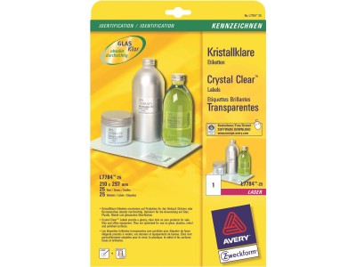 Avery L7784 - Permanent selbstklebende Polyesteretiketten