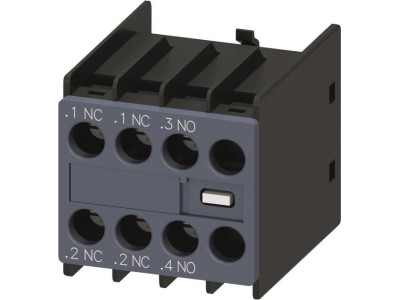 Siemens Hilfsschalterblock 2 Öffner + 1